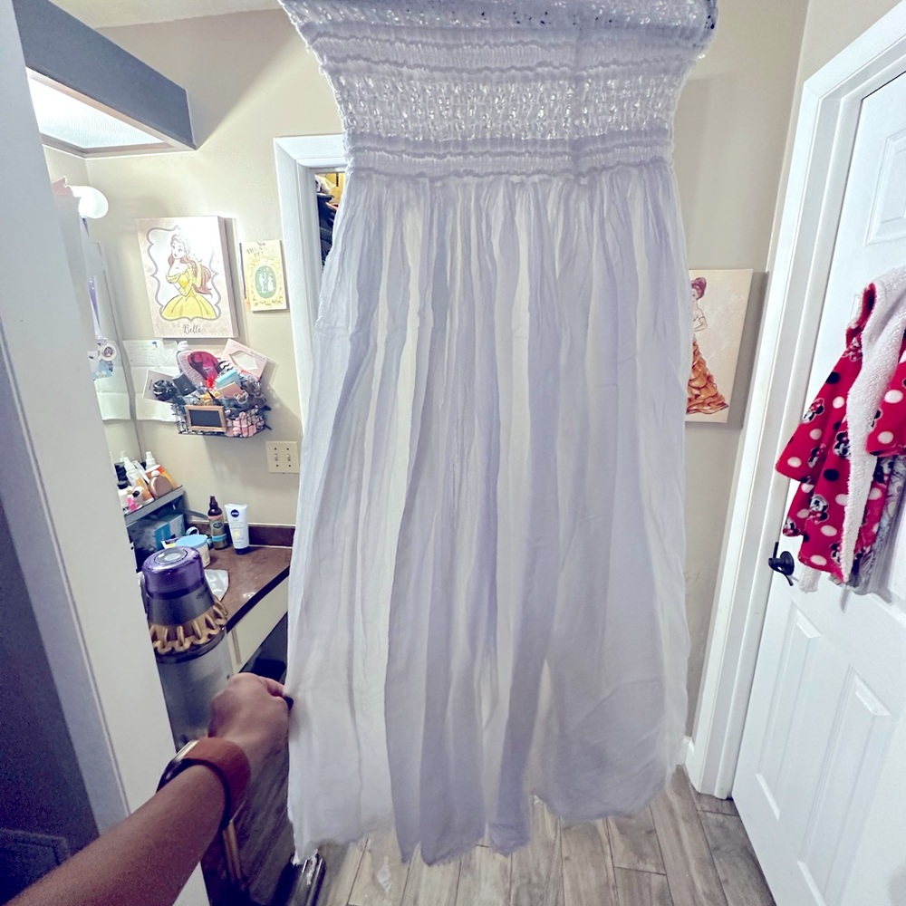 Free People Flowy white Dress